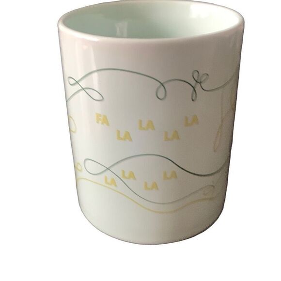 Pre Owned Starbucks 2020 Mint Green Holiday Fa La La La La Mug Cup 11 Oz X-Mas - Picture 9 of 12
